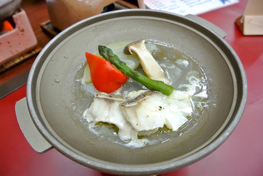 強肴 寒ダラの陶板焼き