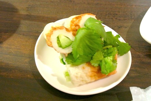 パクチー入りちくわきゅうり