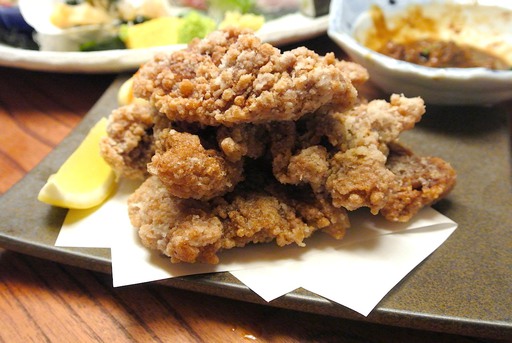 鯨の竜田揚げ