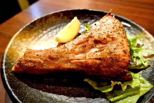 マグロあごトロペッパー焼き