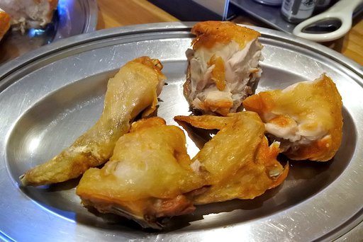 ひな鳥 半身揚げ