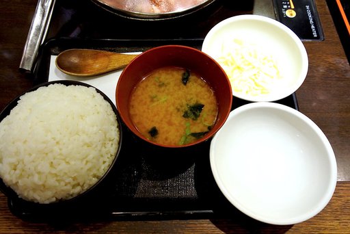 ご飯と味噌汁セット
