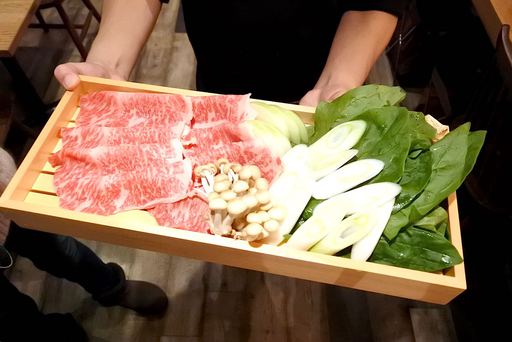 特選 門崎丑サーロインのすき焼き