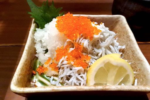 とびっことシラスのおろしポン酢