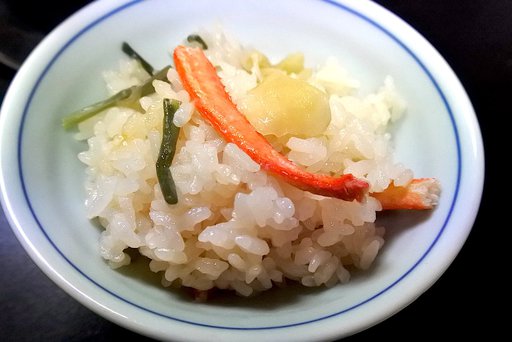 蟹釜飯