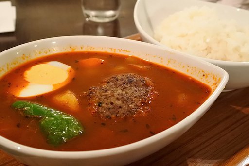 国産牛100%手作りハンバーグカレー