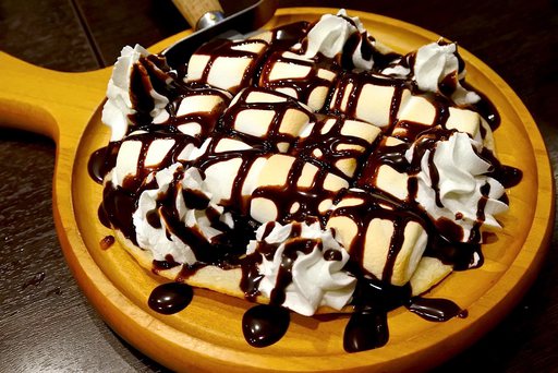 ふわふわチョコレートピッツァ