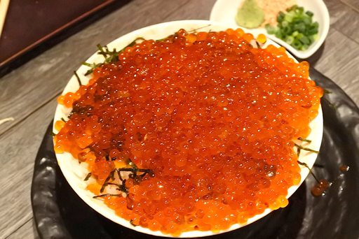 【漢気！いくらの応援こぼれ飯】