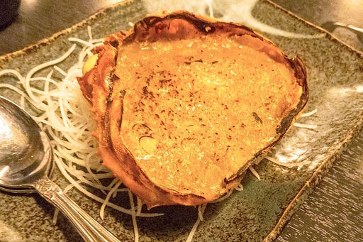 カニみそ甲羅焼き