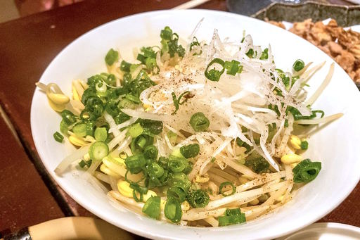 しみずの少々温かい豆もやし