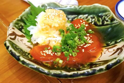 卵黄の醤油漬け