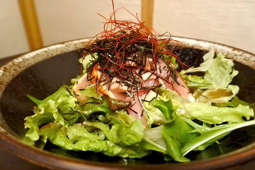 宮崎地鶏のチョレギサラダ