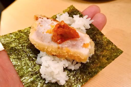 炙りチャンジャ手巻き
