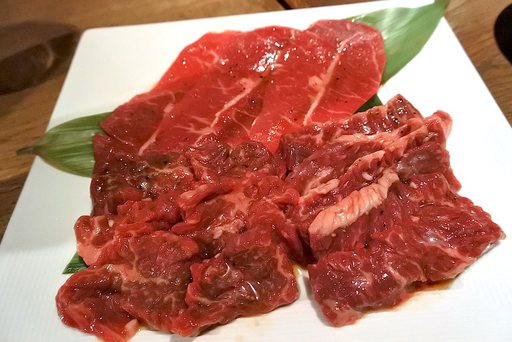 赤身熟成焼肉3種盛合せ
