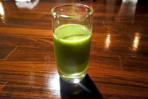 〆の野菜ジュース