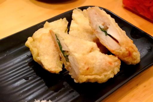 鶏ささみ梅しそ天