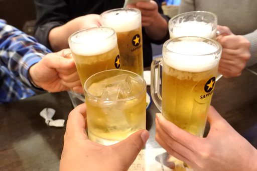 ムンバイで乾杯