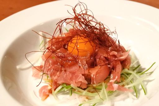 生ハムのカルパッチョ