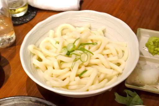 〆の極太うどん